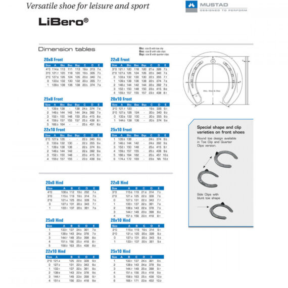 Подковы LiBero Mustad