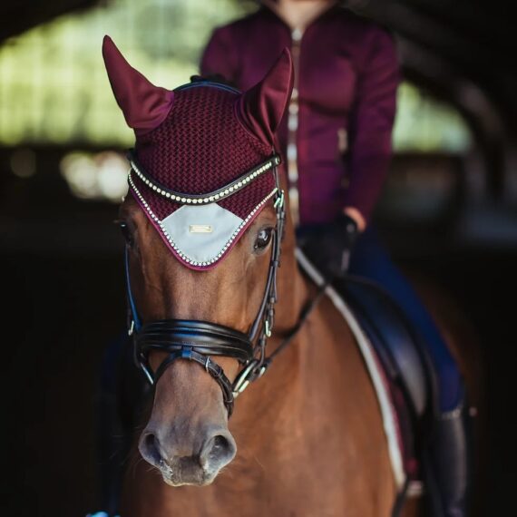 Ушки Crystal Merlot Gold