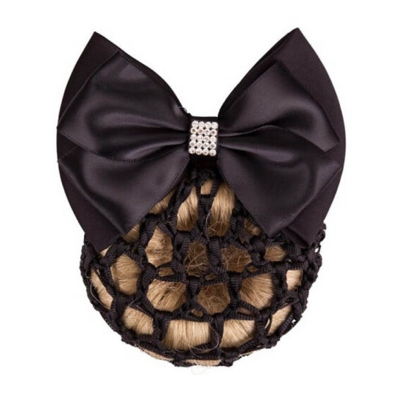 Заколка-сетка с бантом