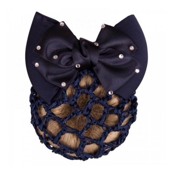 Заколка-сетка с бантом